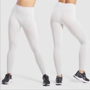 NWOT Gymshark Vital Seamless Legging -Light Grey Marl